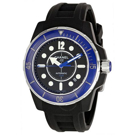 Chanel J12 Marine Black Ceramic Watch H2559 